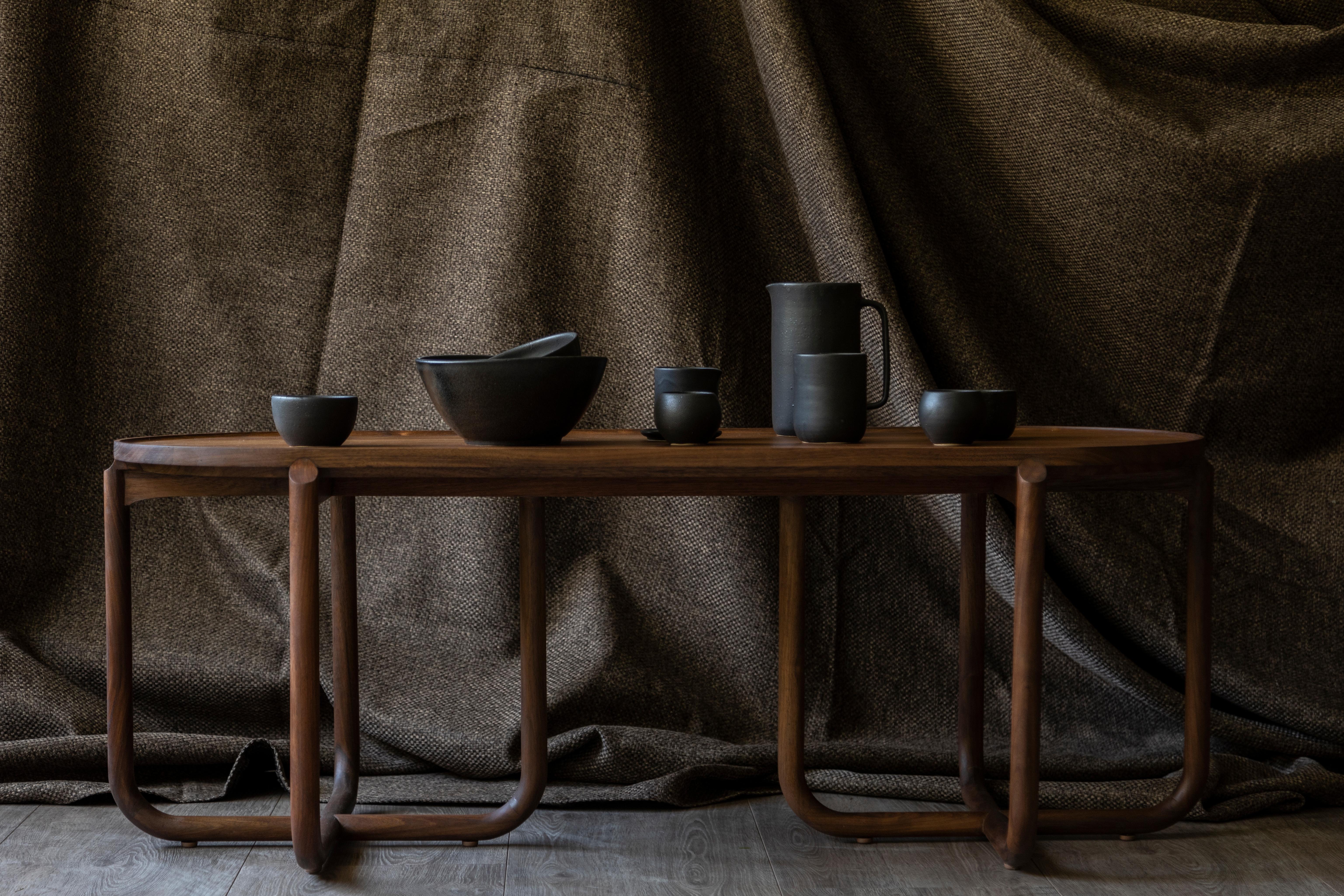 Bois Table basse Verso, bois de Tzalam en vente