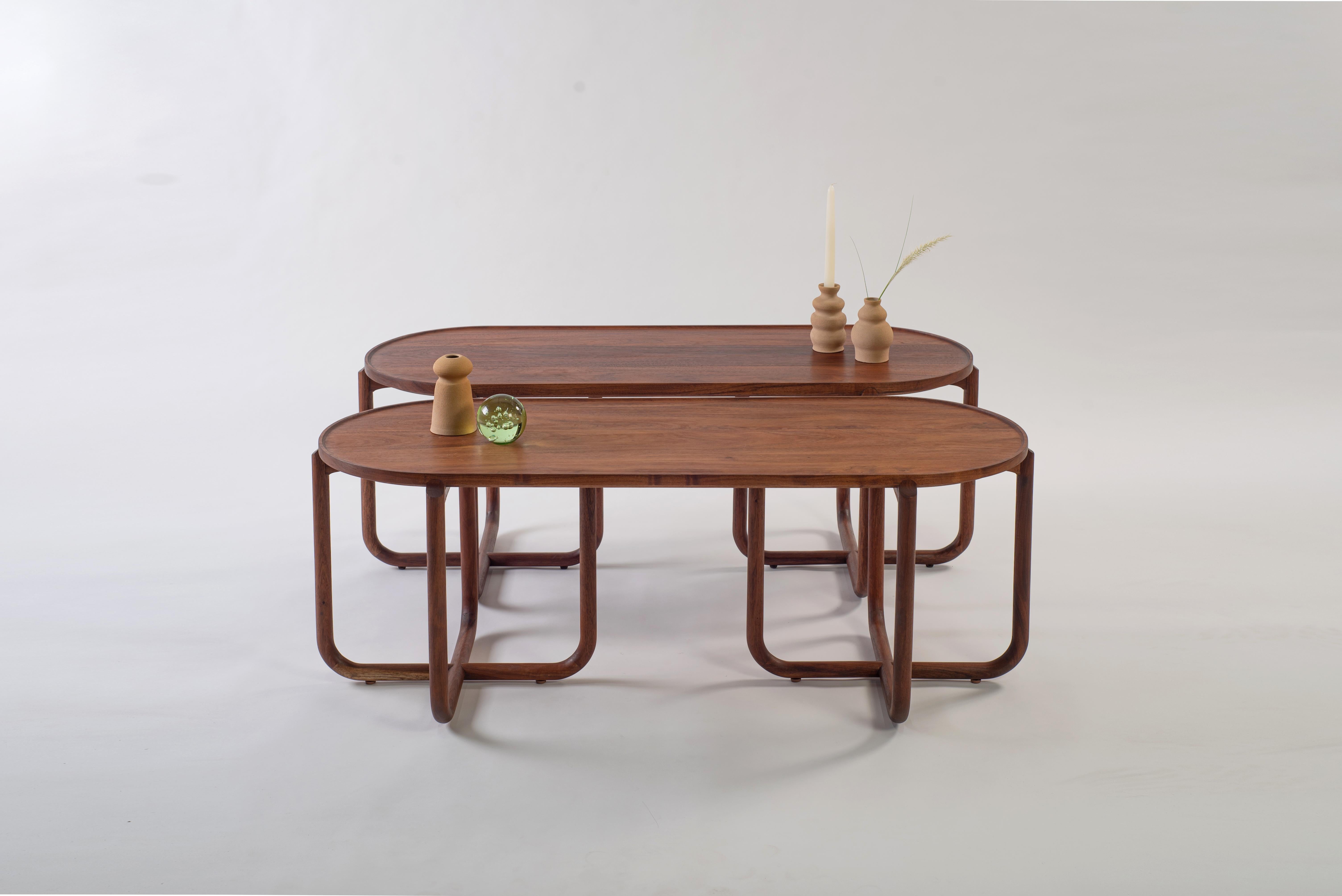 Verso Coffee Table, Tzalam Wood For Sale 2