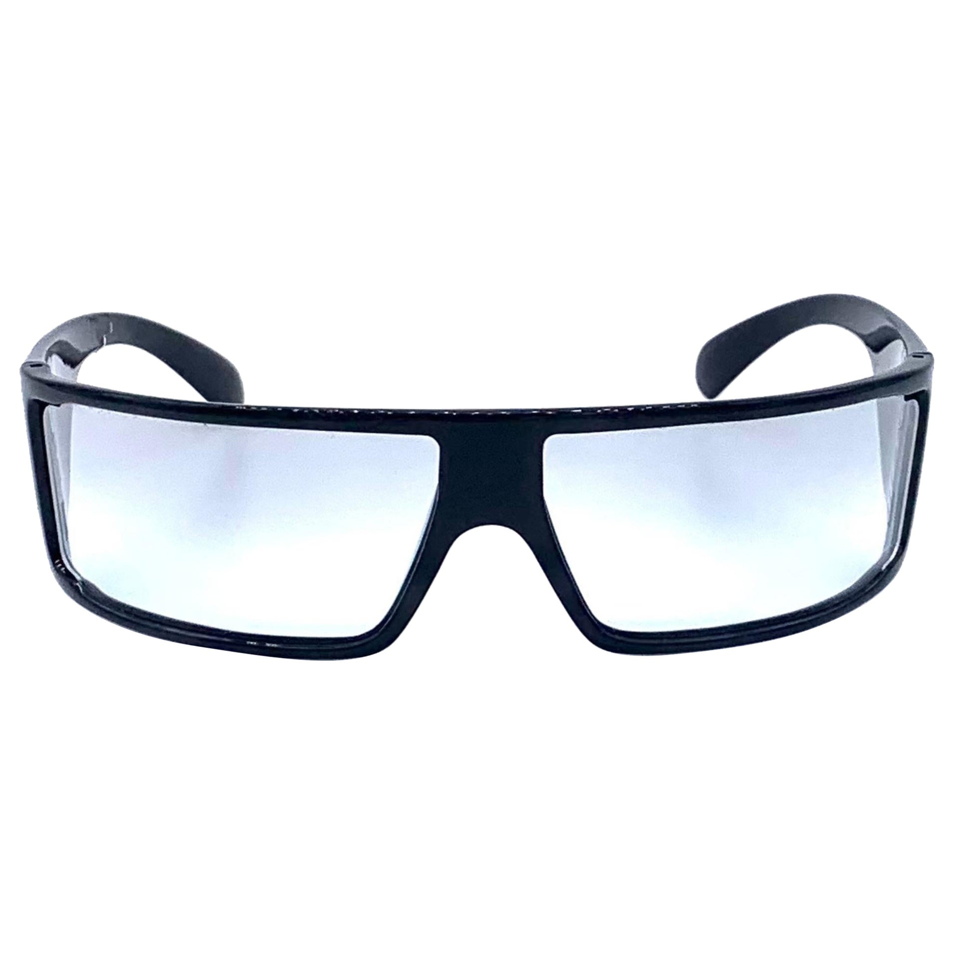 Lunettes de soleil Versus en acétate avec verre transparent en vente