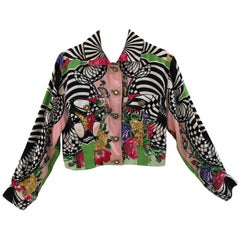 Vintage Versus by Gianni Versace Multicoloured Cotton Jacket