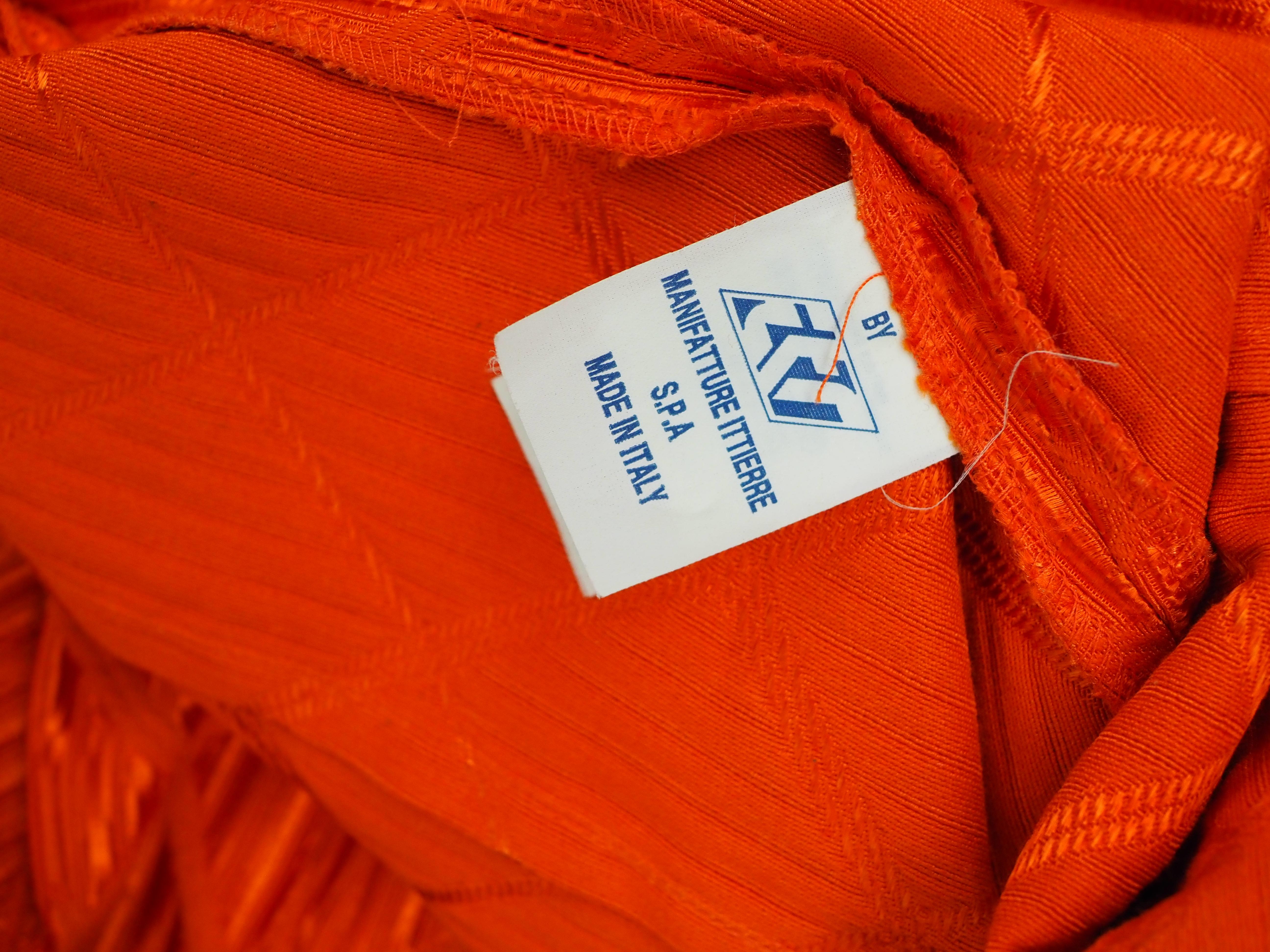 Versus by Gianni Versace orange dress 7