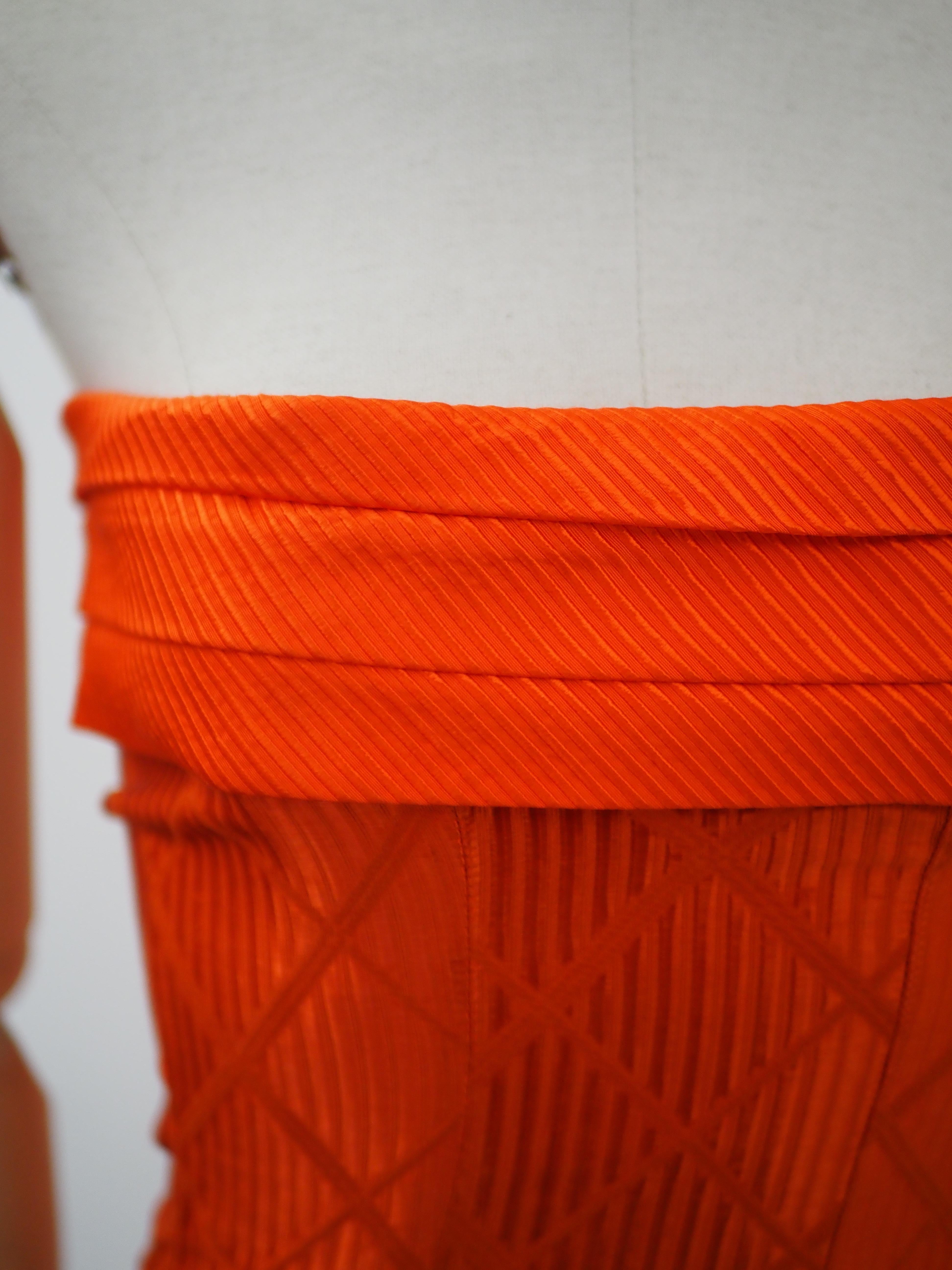 Versus by Gianni Versace orange dress 3