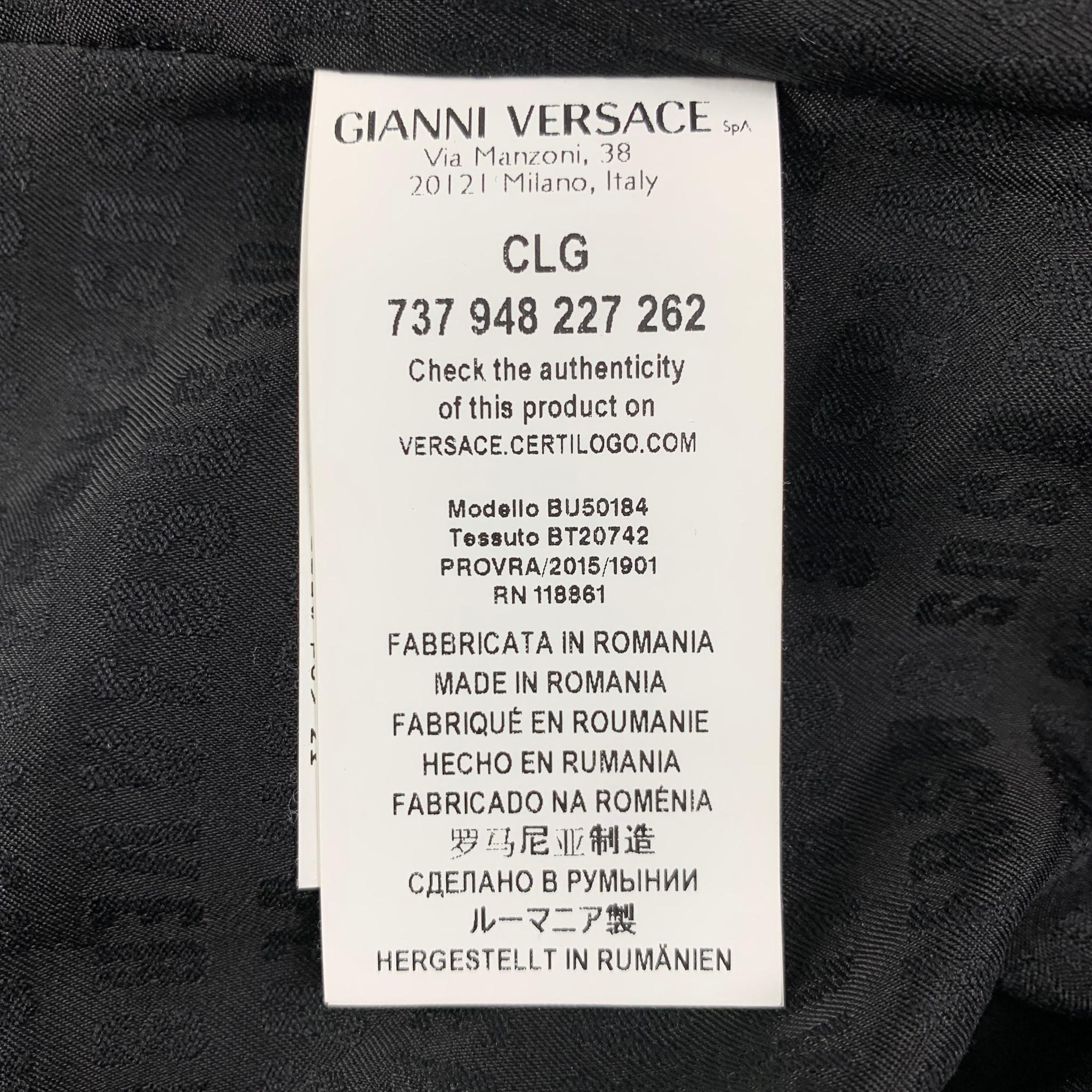 Women's VERSUS by GIANNI VERSACE Size 12 Multi-Color Print Jacket Blazer