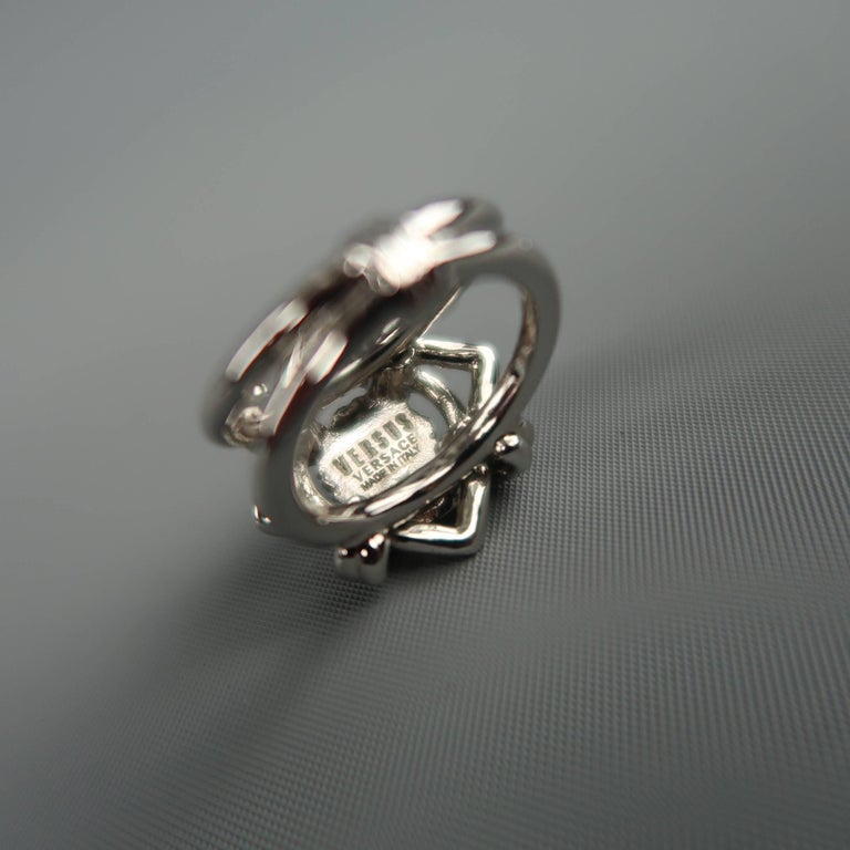 versace ring lion