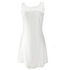 Versus Gianni Versace Clear Vinyl White Dress 