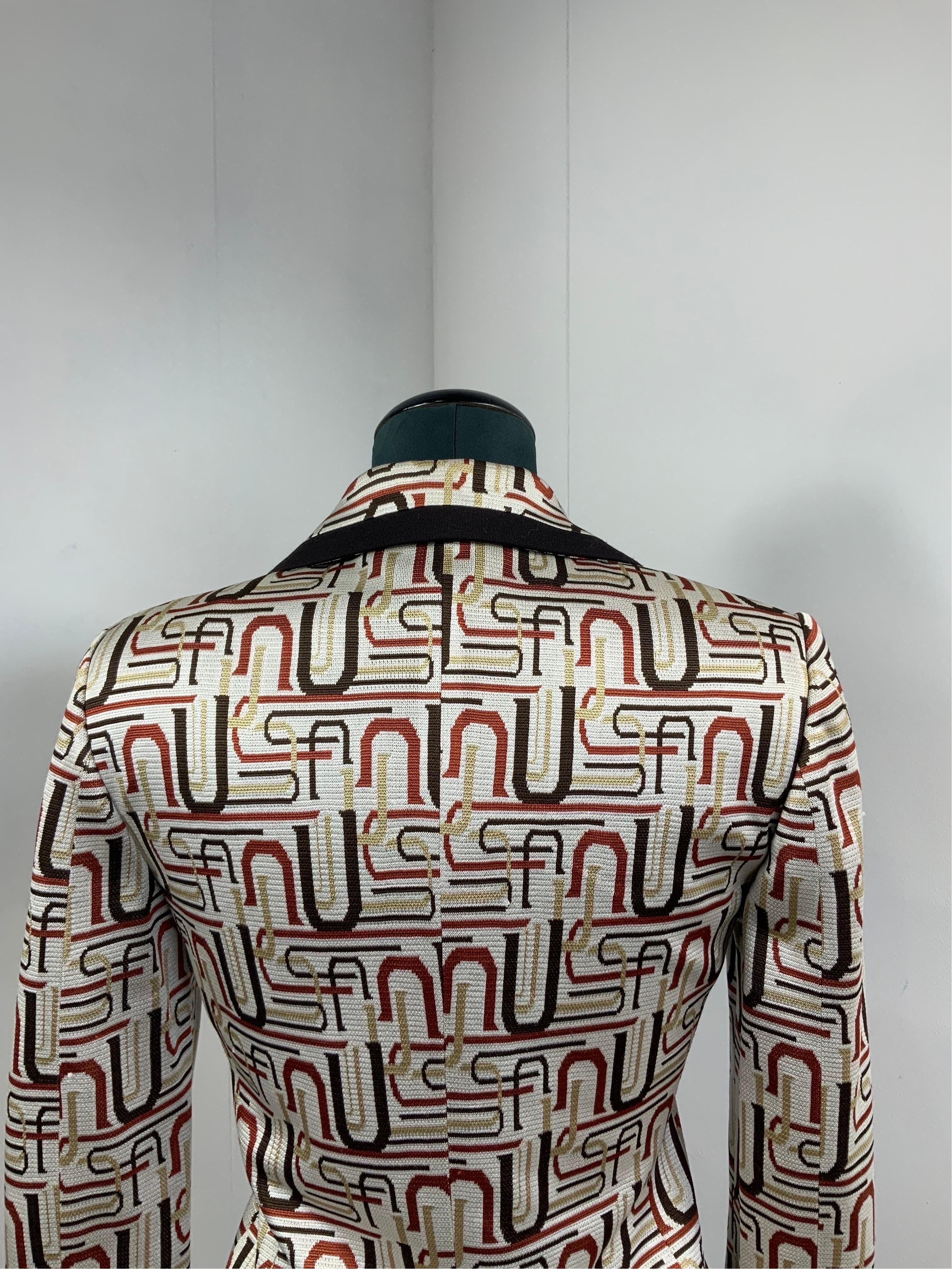 Versus Gianni Versace pattern jacket In Good Condition In Carnate, IT