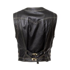 Versus Leather Vest - '90s