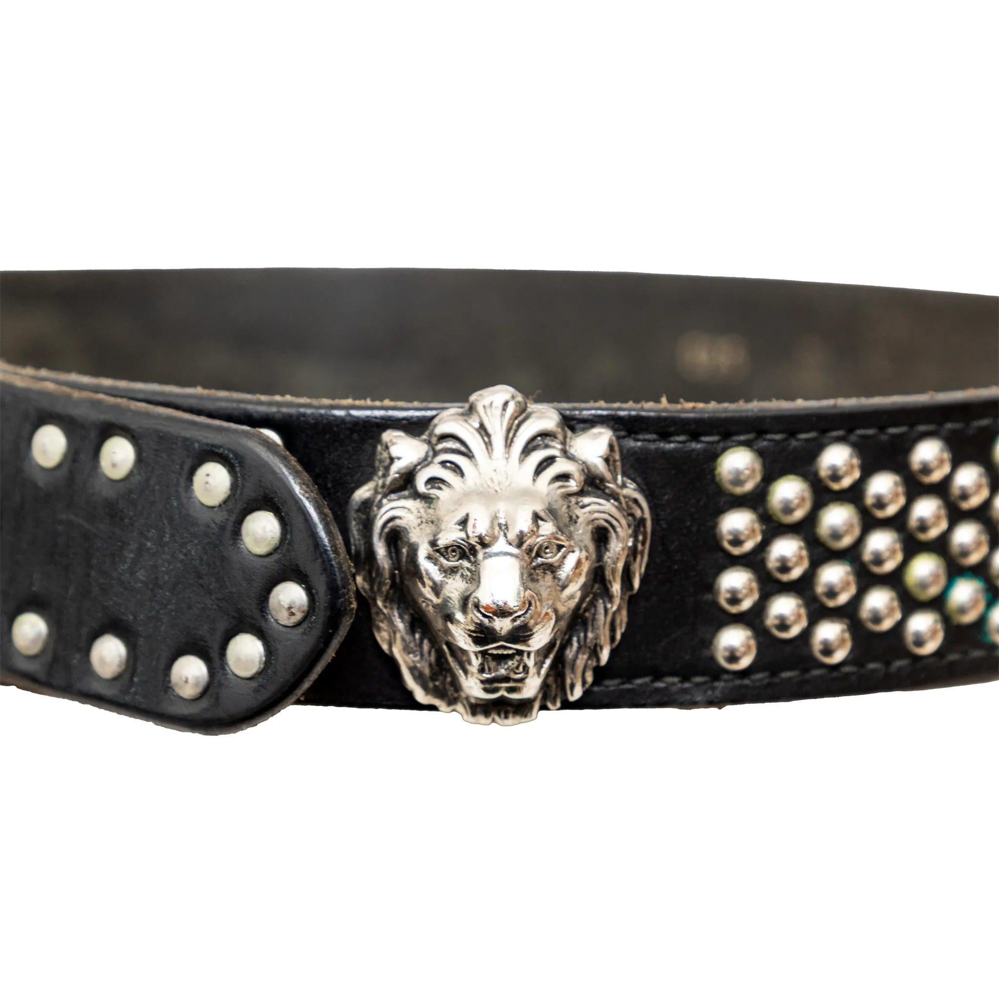 Ceinture cloutée Versus - années 90 en vente 5