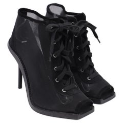 Sandali in rete Versus Versace in camoscio nero