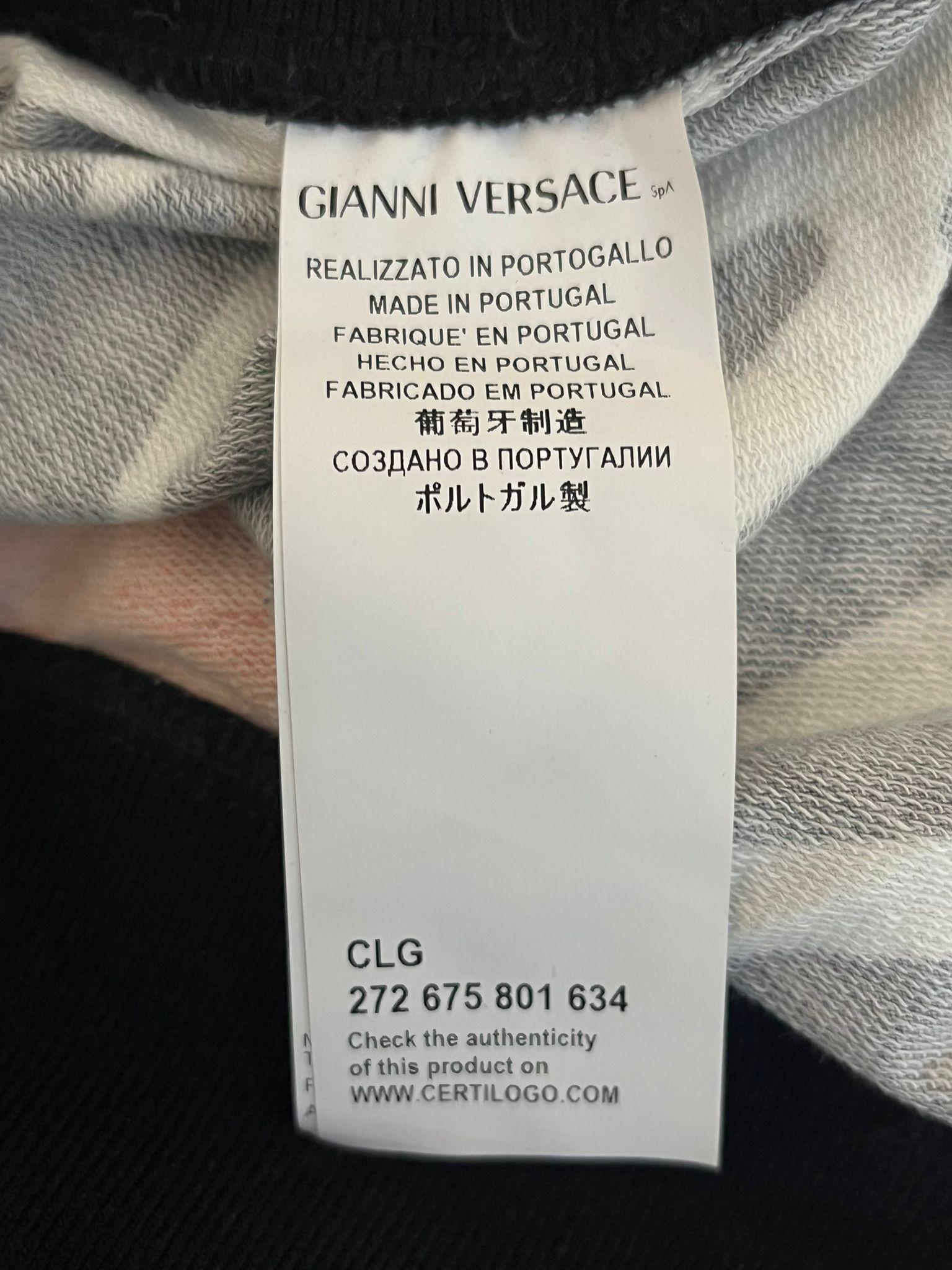 Pantalon en coton imprimé Versus Versace en vente 1