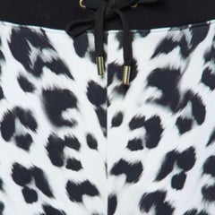 Versus Versace White Leopard Print Leggings S