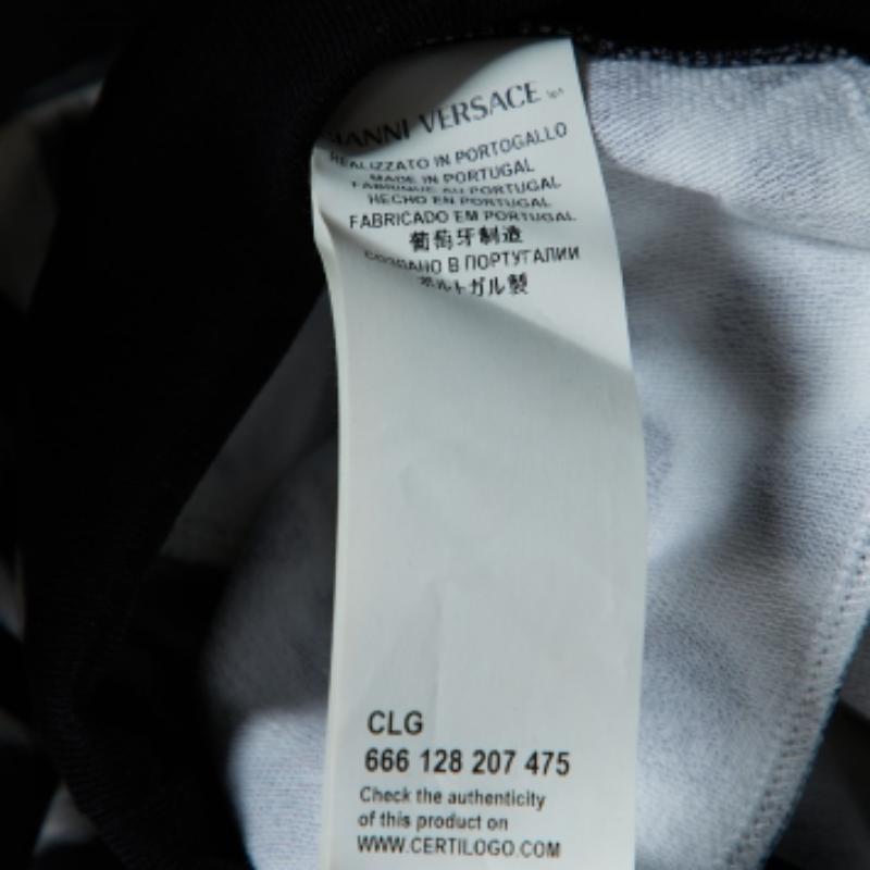 Versace Versace White Leopard Print Leggings S im Angebot 1
