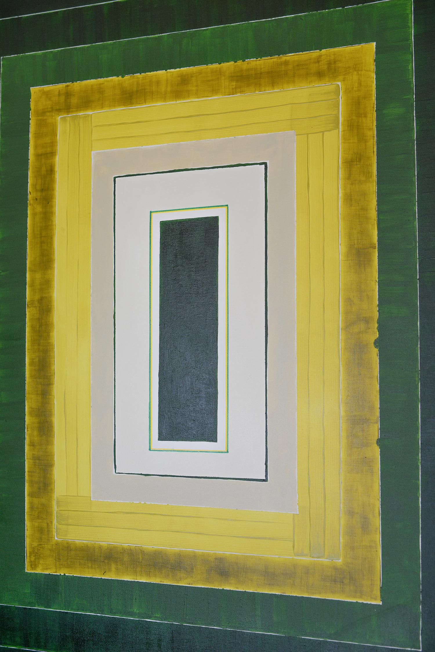 Vert de Jaune Painting In New Condition For Sale In Paris, FR