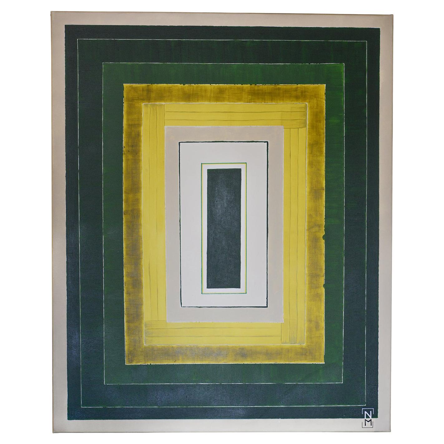 Vert de Jaune Painting For Sale