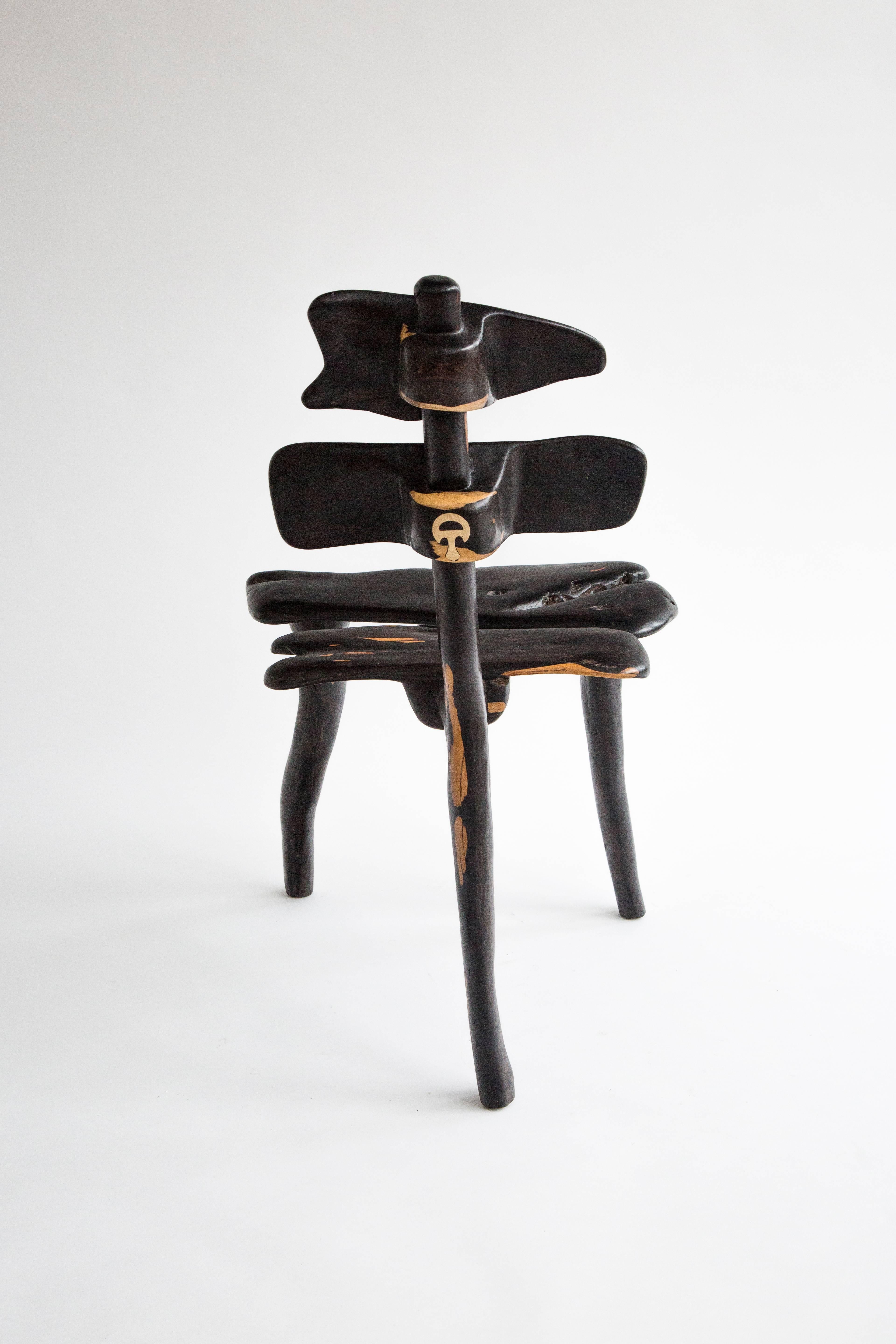 Senegalese Vertabrae Hardwood Chair