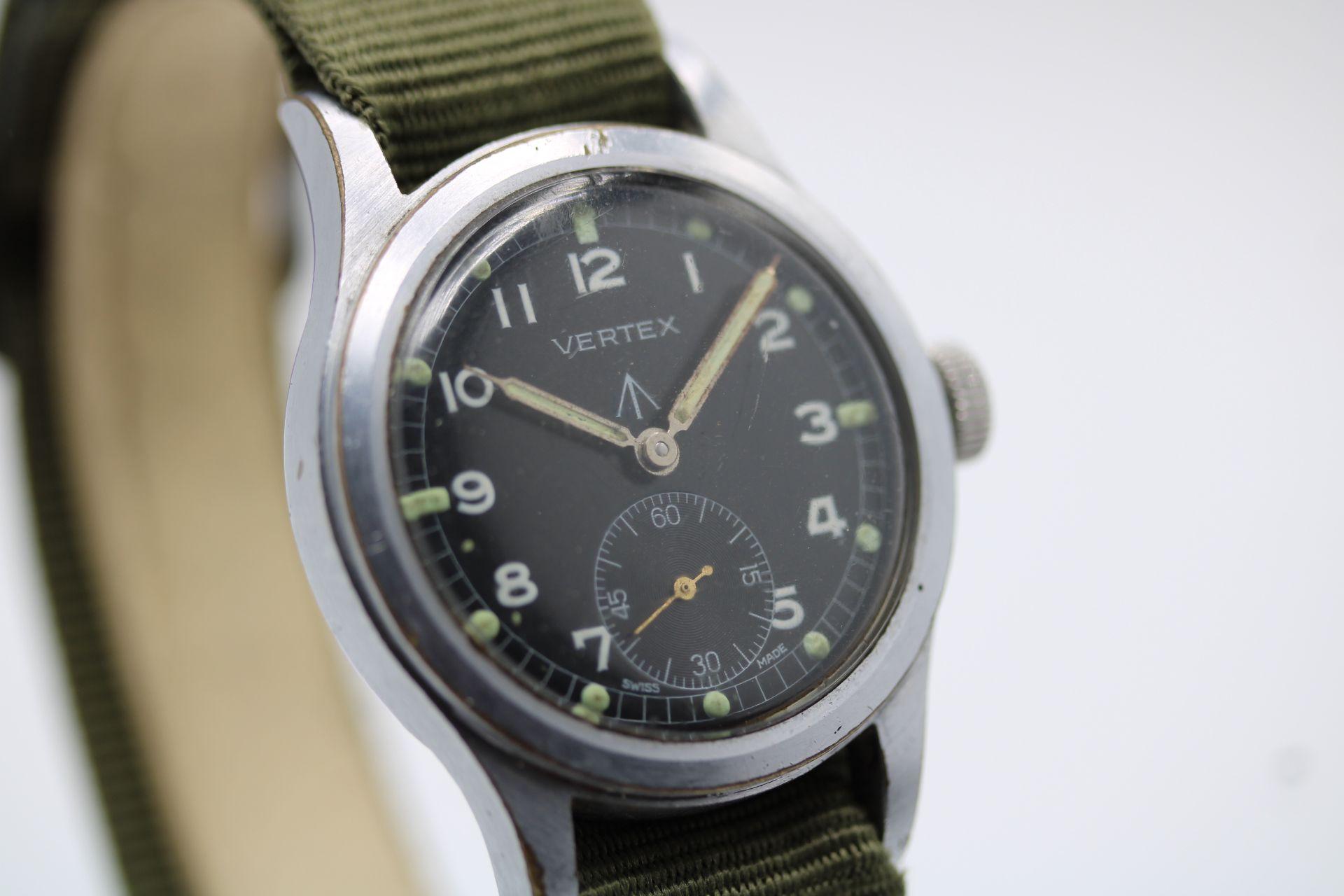 This Vertex Military MOD WWW Dirty Dozen watch is one of the so called 12 ‘Dirty Dozen’ watches created for the British military of Defence around 1944/45. This Vertex is not the most prized of the 12 and was made in a bigger quantity (thought to be