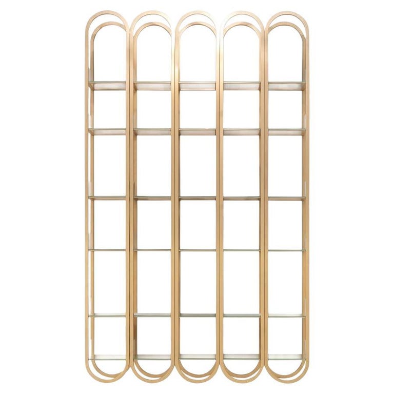 Vertical 5Shelf Bookcase For Sale at 1stDibs