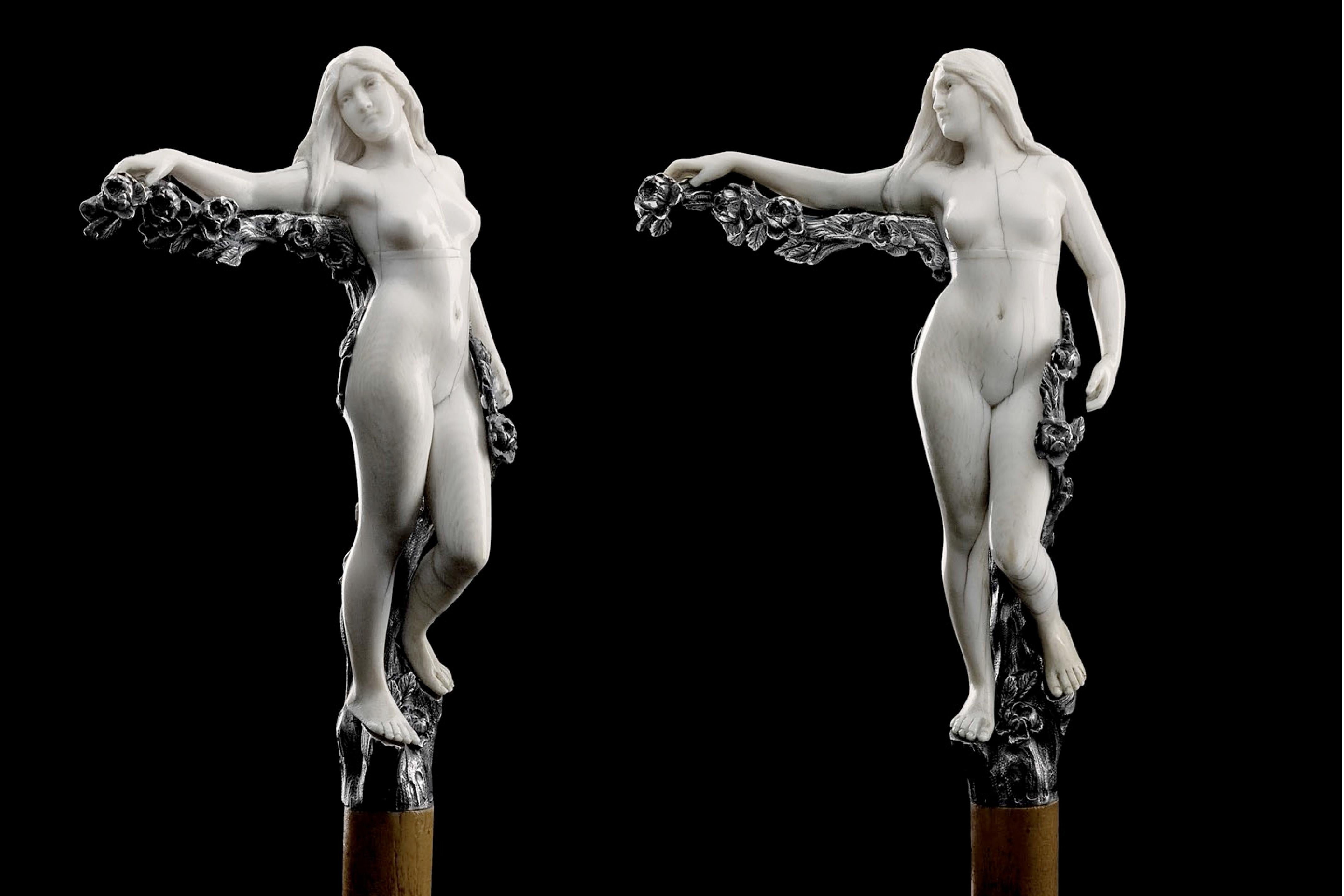 ARTE VERTICAL-La belleza perdurable de los bastones y bastones antiguos. en venta 3