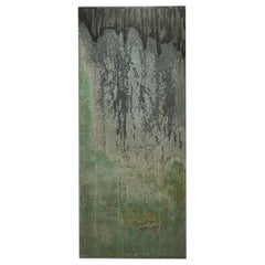 Vertical Artifact 013 — Abstract Concrete Wall Sculpture by Dylan Myers