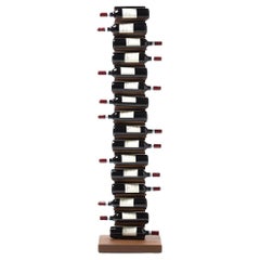 Vertical bottle rack Opinion Ciatti Ptolomeo Vino 155 - Bruno Rainaldi - Corten