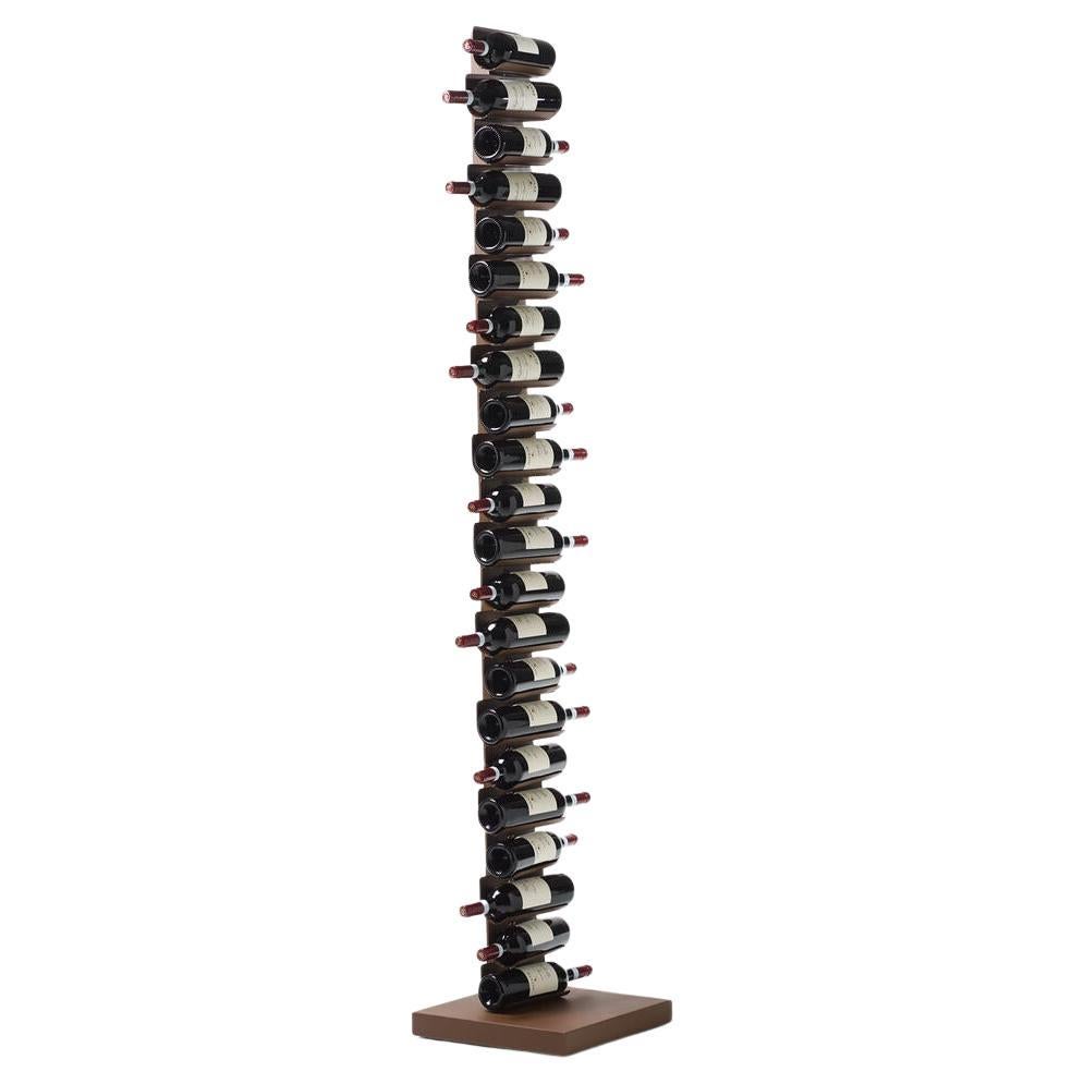 Vertical bottle rack Opinion Ciatti Ptolomeo Vino 213 Bruno Rainaldi - Corten in vendita