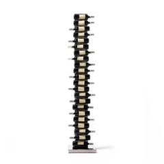 Vertical bottle rack Opinion Ciatti Ptolomeo Vino 213 Bruno Rainaldi - Inox