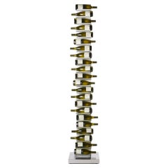 Vertical bottle rack Opinion Ciatti Ptolomeo Vino 213 Bruno Rainaldi White/Inox