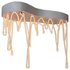 Araña fractal vertical de cristal, metal y helio by Dace Sūna