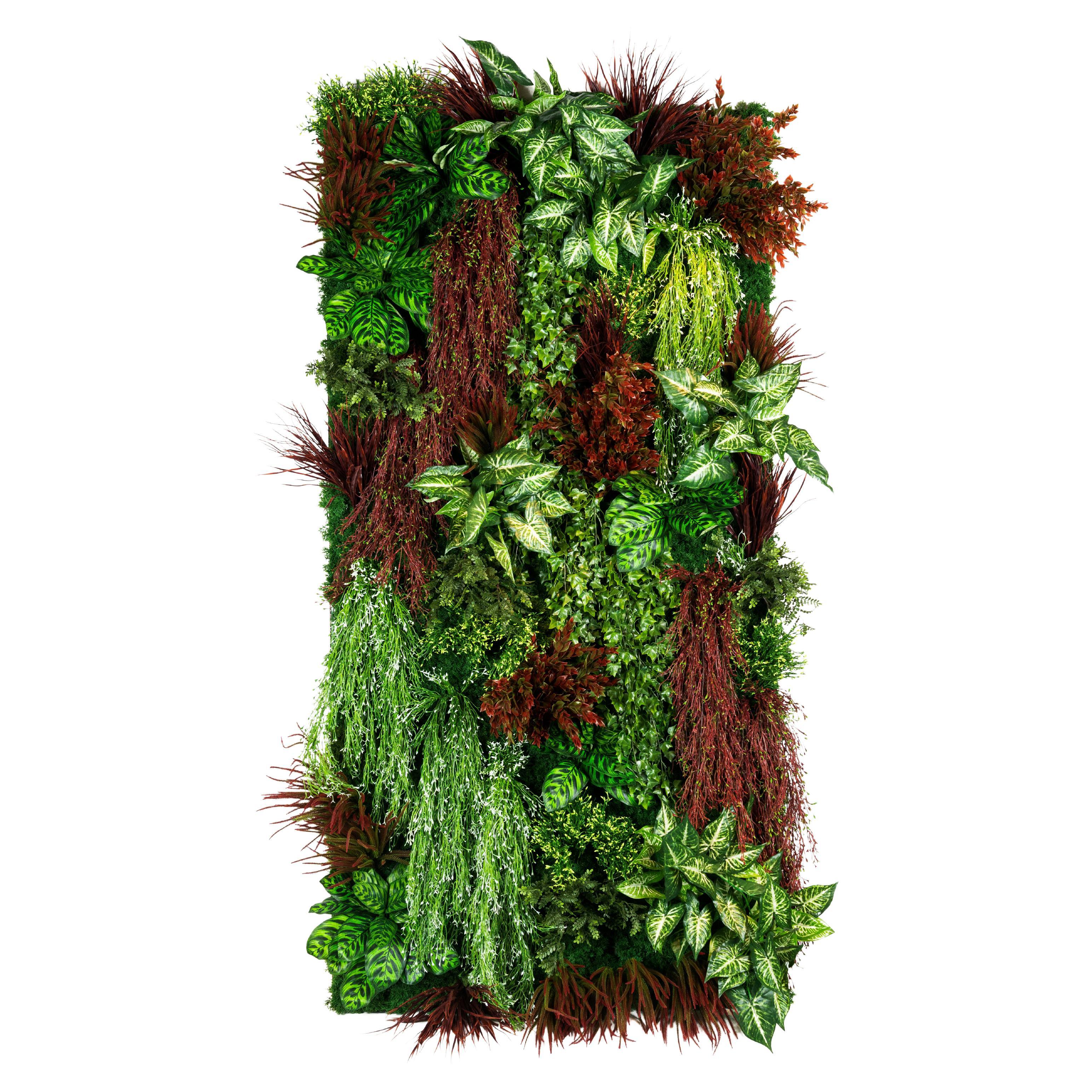 Vertical Garden Rata, Artificial Greenery, Indoor and Outdoor Use, Italy For Sale