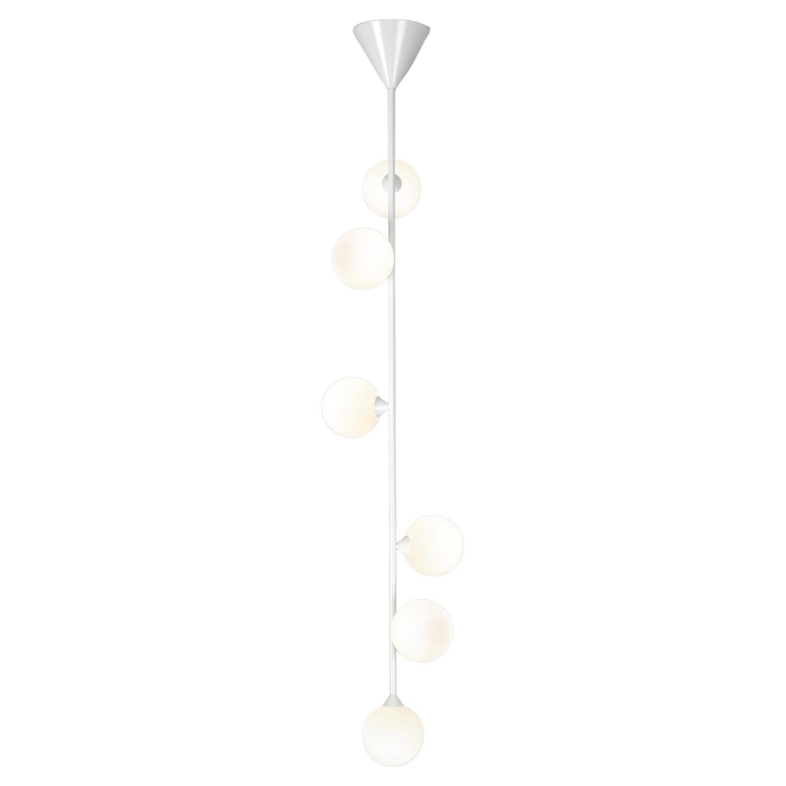 Vertical Globe Pendant Light by Atelier Areti For Sale