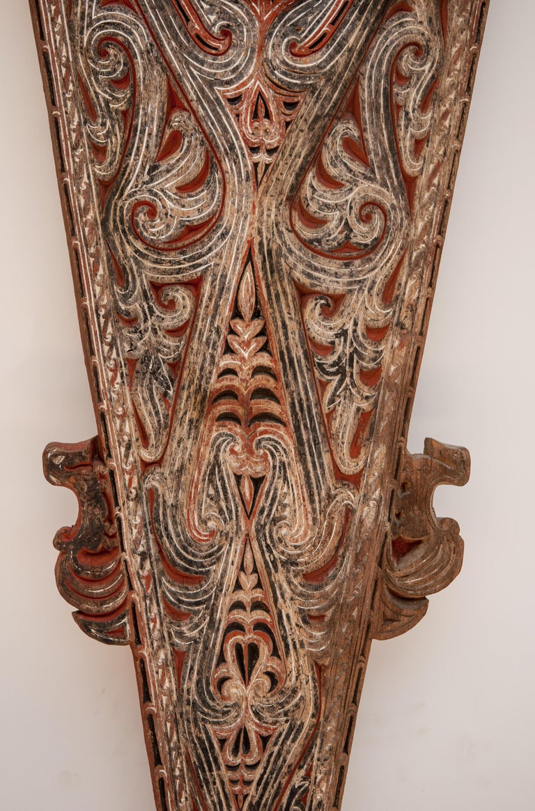 Vertical Tribal  Architectural Panel Batak  of Sumatra Mid 