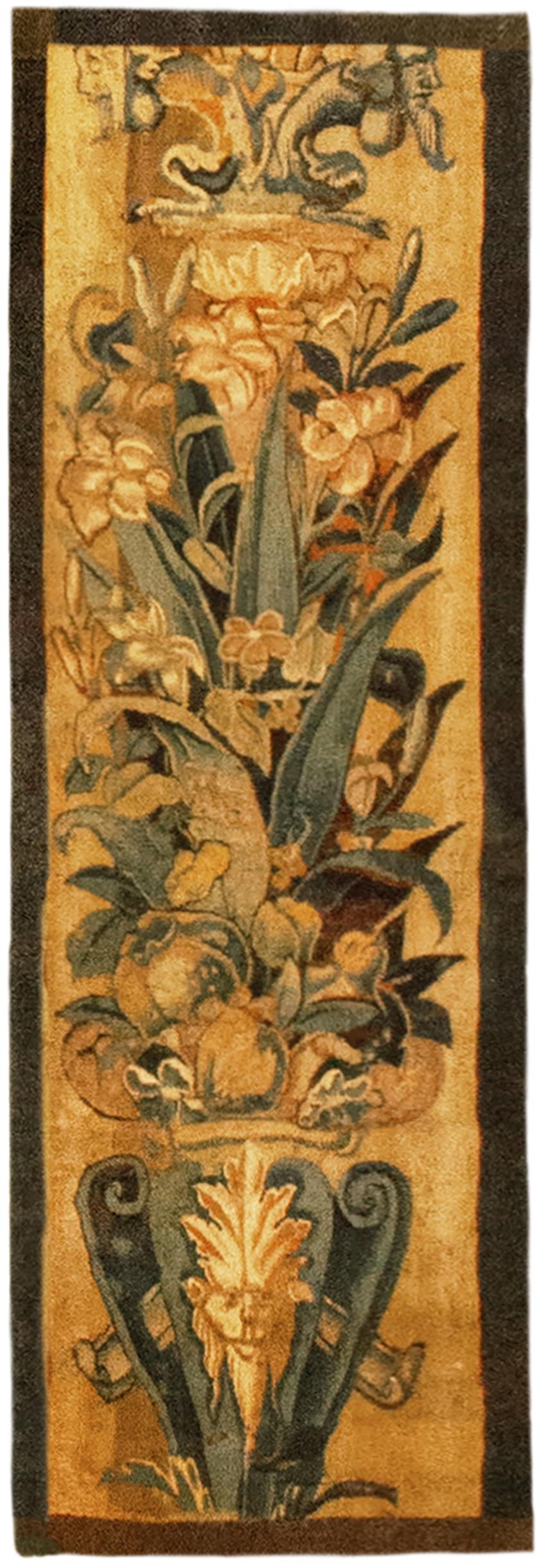 Silk Vertically Oriented Pair of Late 16th Century Flemish Historical Tapestry Panels For Sale