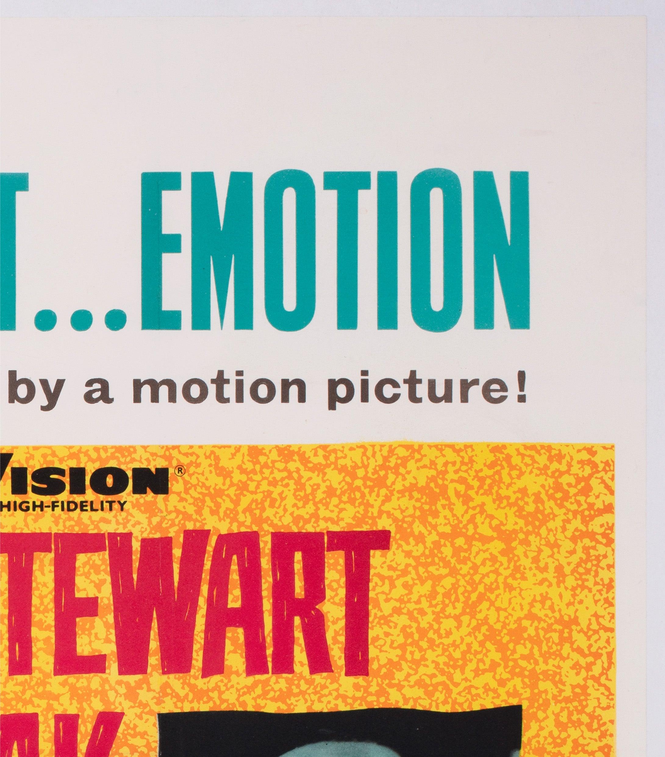 20th Century Vertigo 1958 UK Quad Film Poster For Sale
