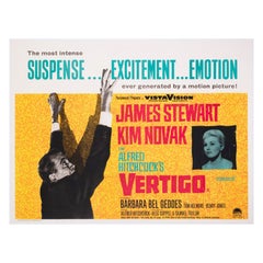 Vértigo 1958 UK Póster cuádruple