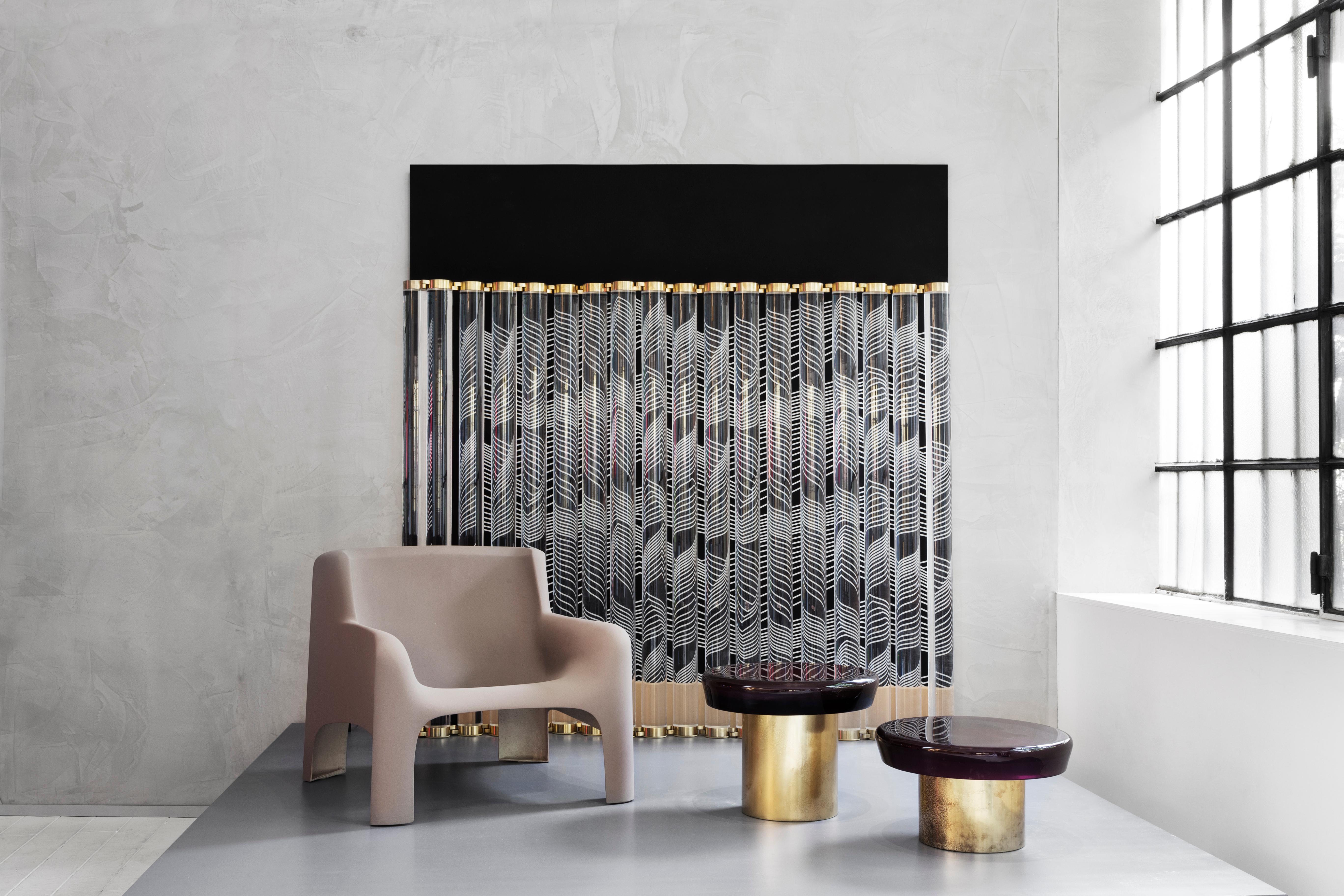 Modern Vertigo Boiserie by Draga & Aurel Transparent Plexiglass, 21st Century For Sale