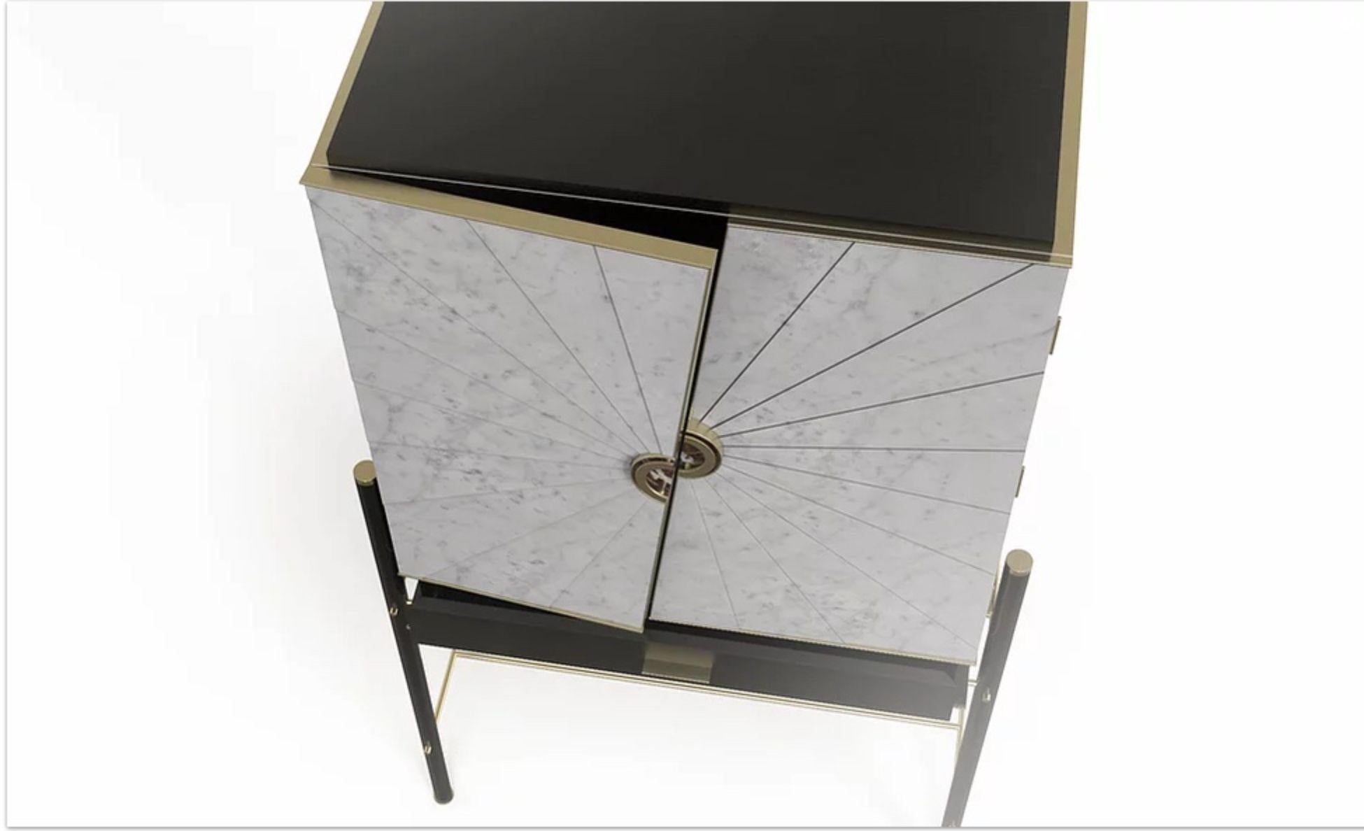Vertigo Cabinet by Marmi Serafini In New Condition For Sale In Geneve, CH
