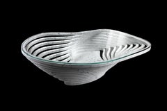 Vertigo Coffee Table in Marble & Extra-Clear Glass by Barberini & Gunnell