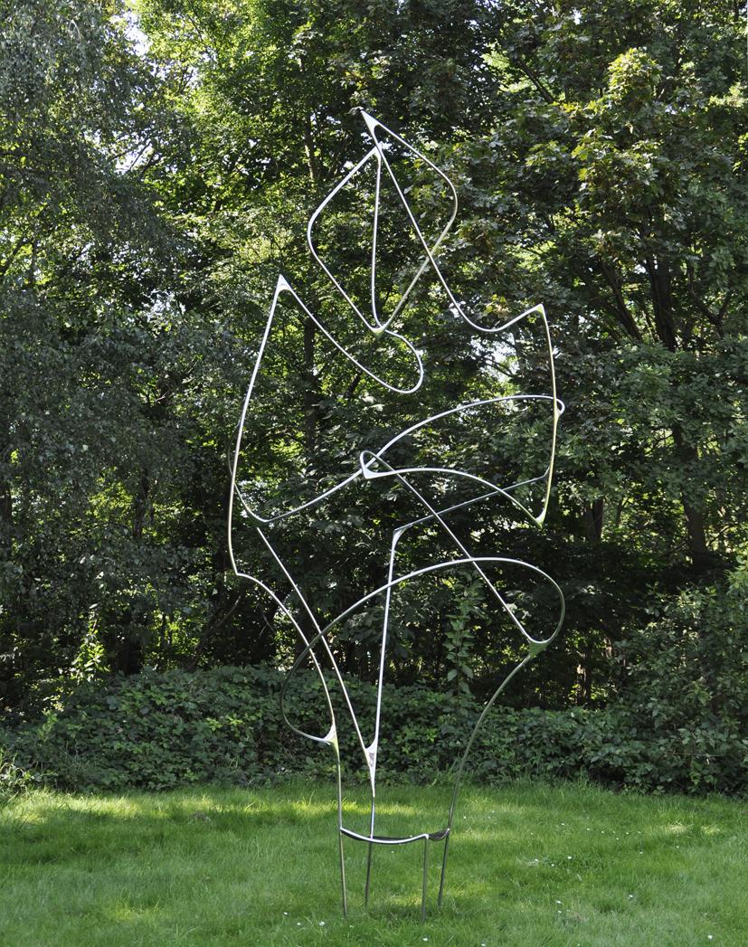 Lucidato Sedia scultorea Vertigo II di Pol Quadens in vendita