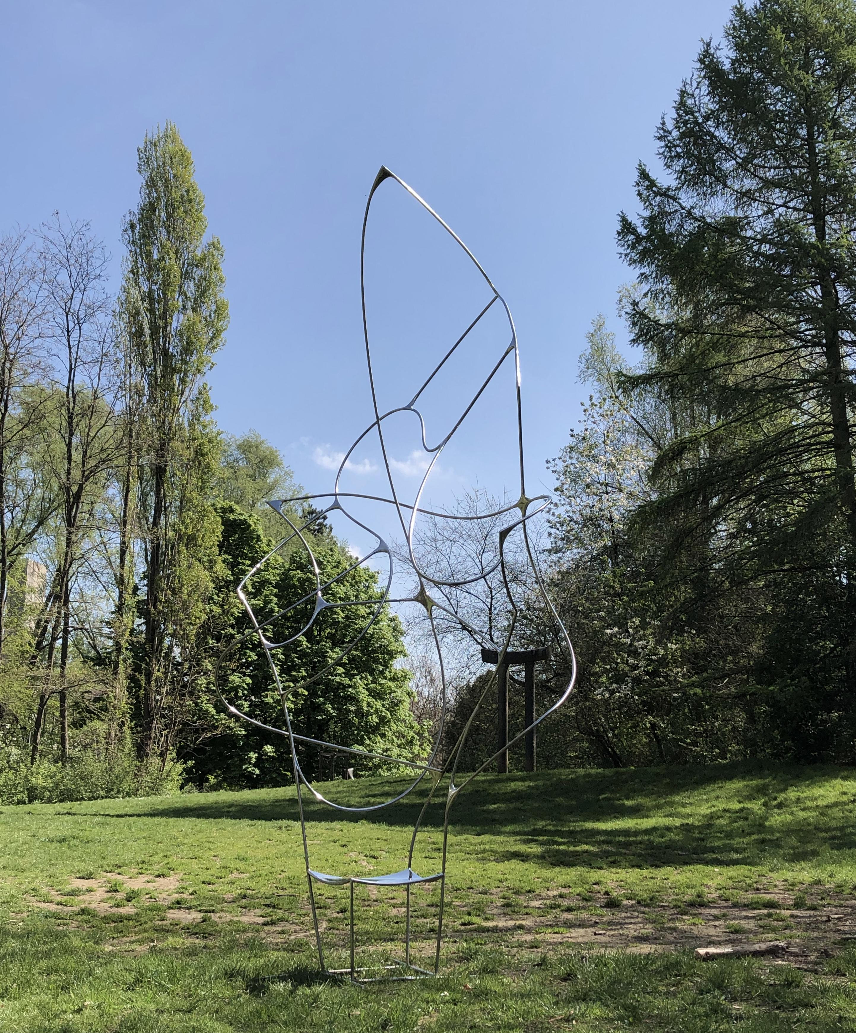 Lucidato Sedia scultorea Vertigo III di Pol Quadens in vendita