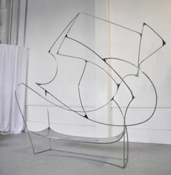 Vertigo IV Sculptural Bench by Pol Quadens