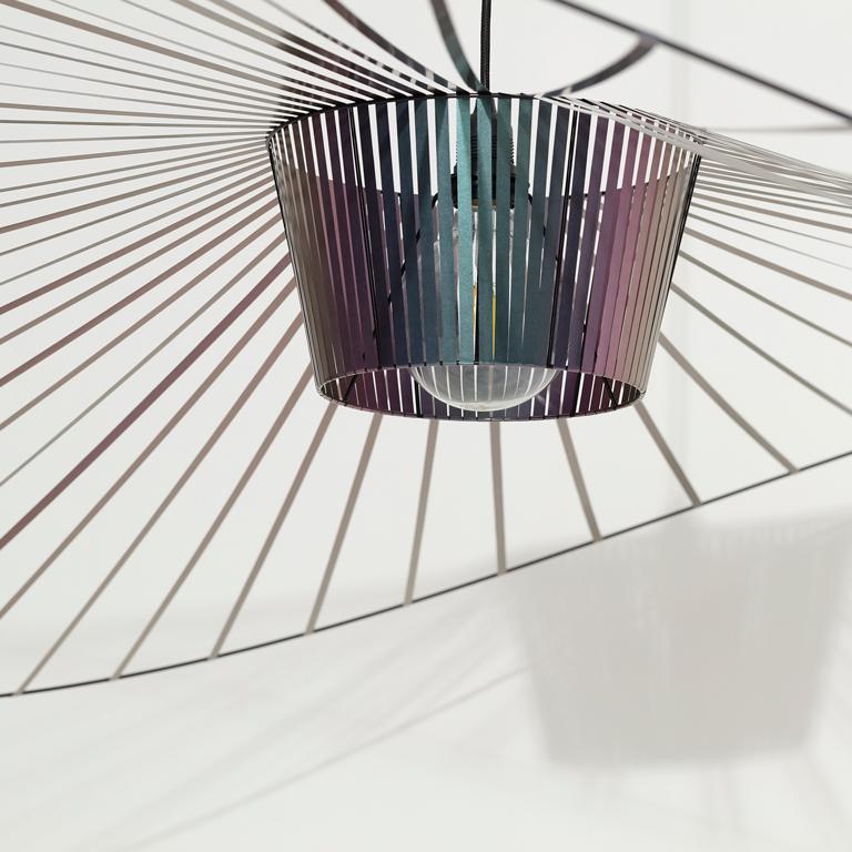 XXIe siècle et contemporain Grande lampe à suspension Vertigo, Beetle, de la designer Constance Guisset en vente