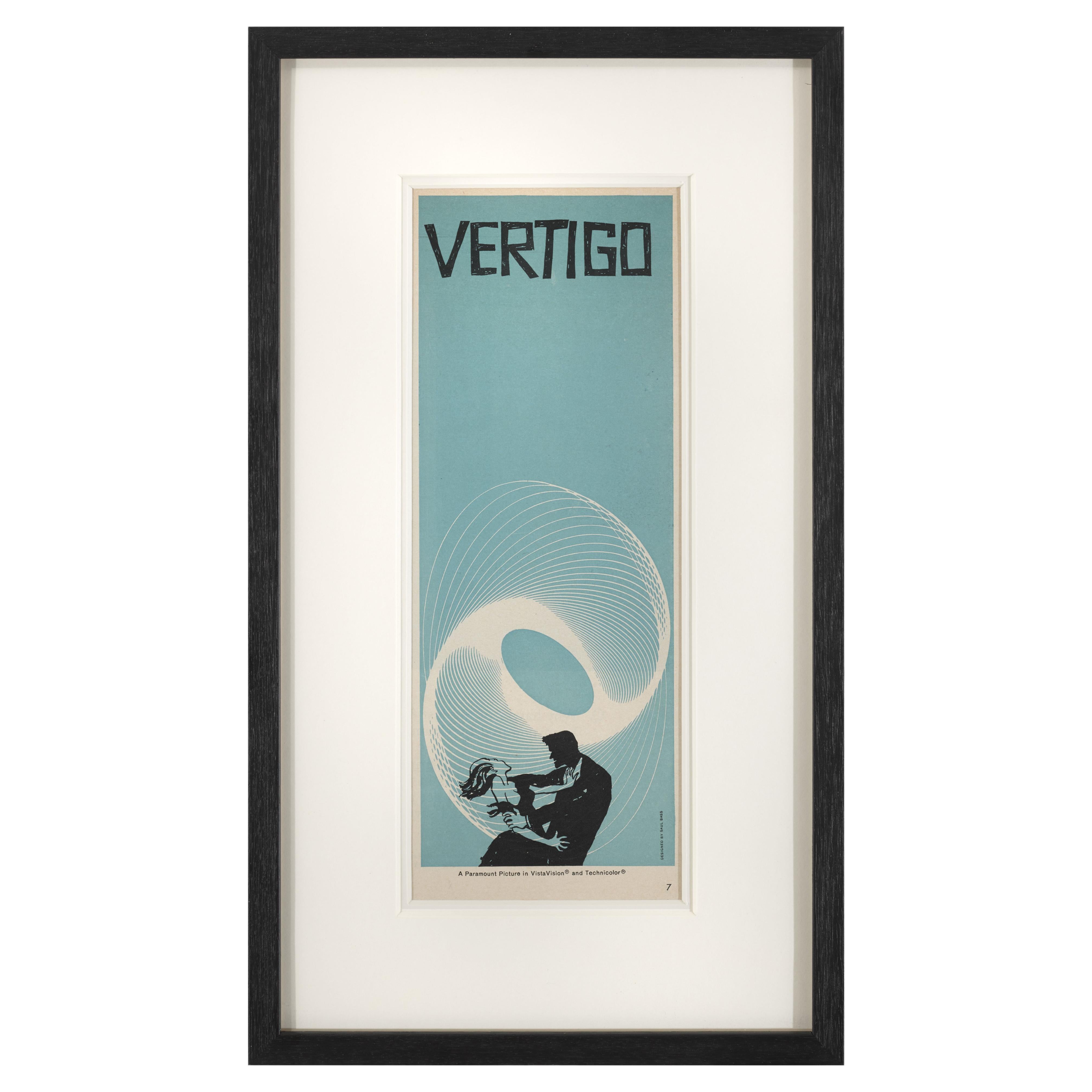 "Vertigo" Original US Trade Advertisement