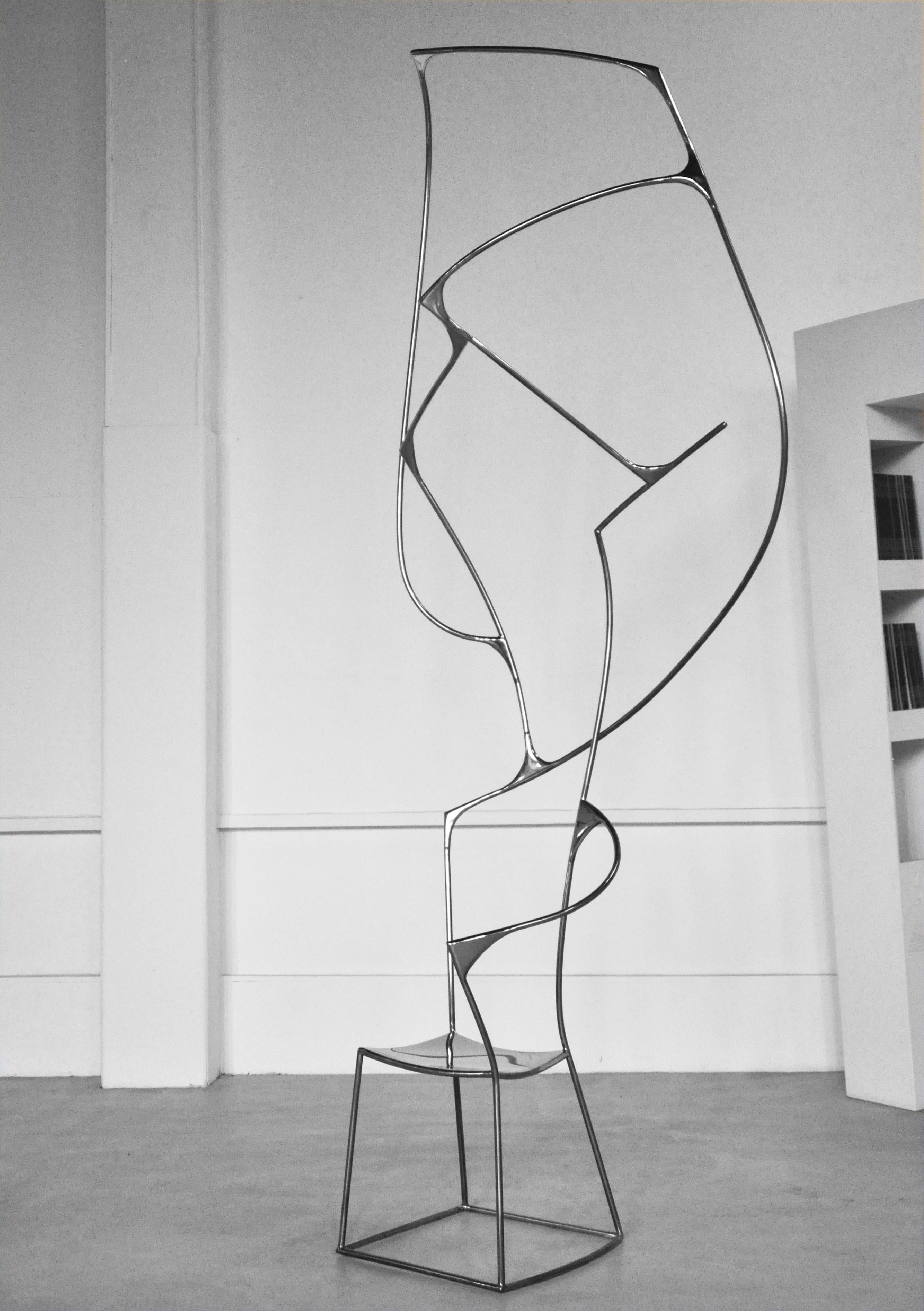 Vertigo V Sculptural Chair by Pol Quadens In New Condition For Sale In Geneve, CH