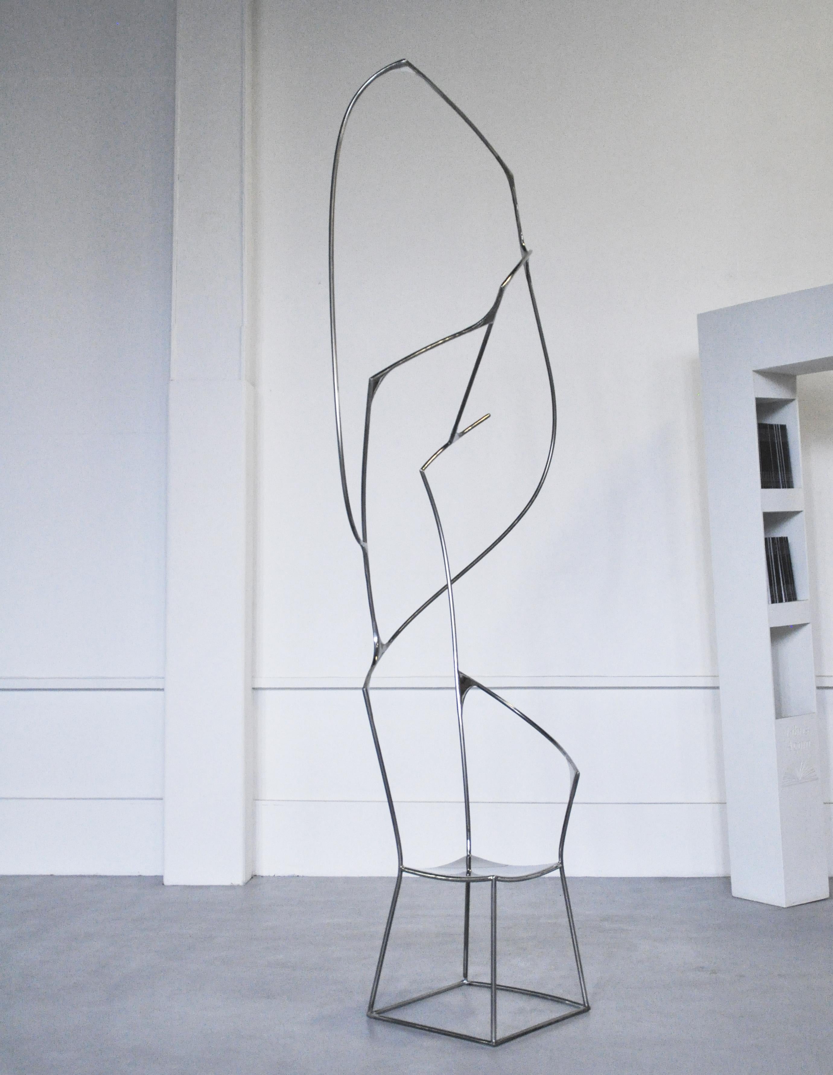 Contemporary Vertigo V Sculptural Chair by Pol Quadens For Sale