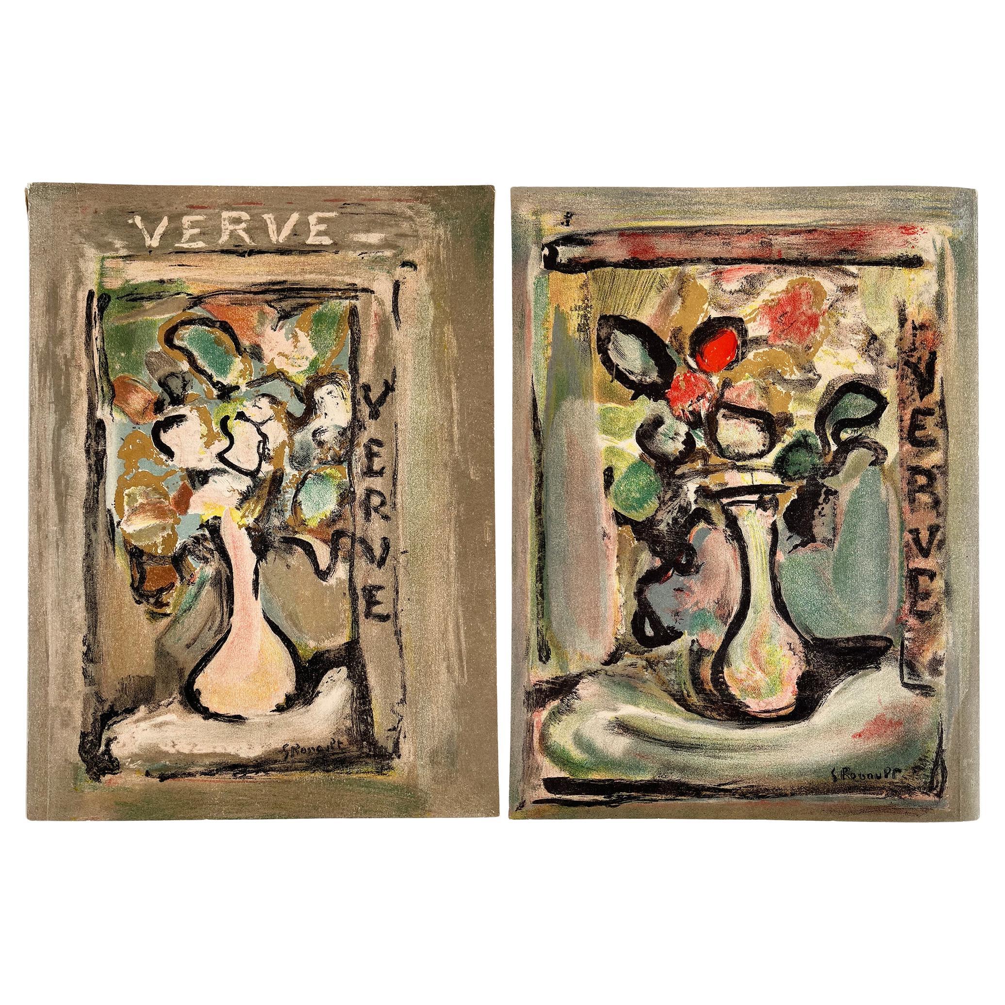 Verve, An Artistic and Literary Quarterly: Vol. 1, No. 4 - cover by G. Rouault