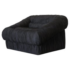 VERVE LOUNGE CHAIR - Faux Black Suede by SHO MODERN