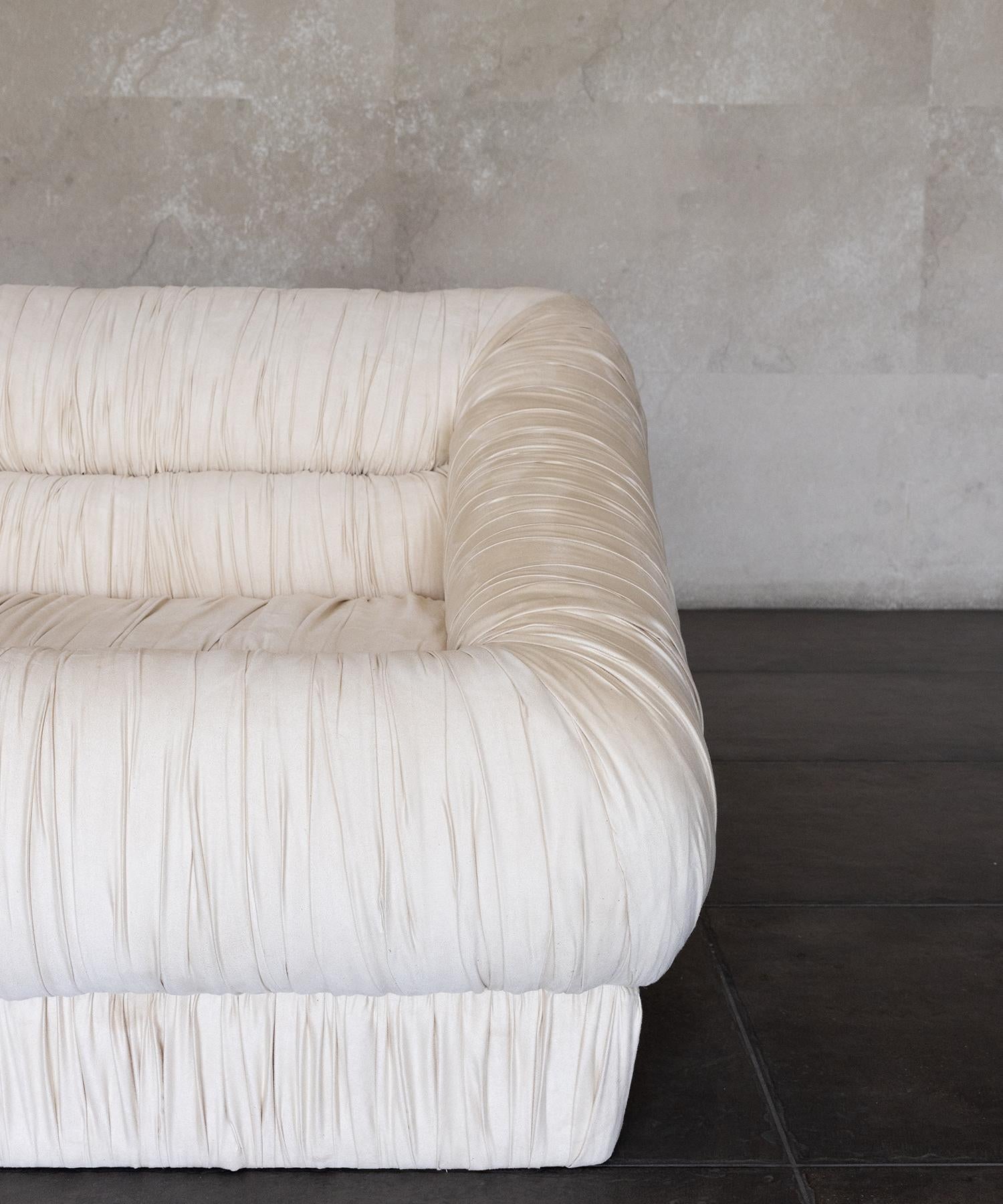 Contemporary VERVE LOUNGE CHAIR - Faux Sand Suede by SHO MODERN