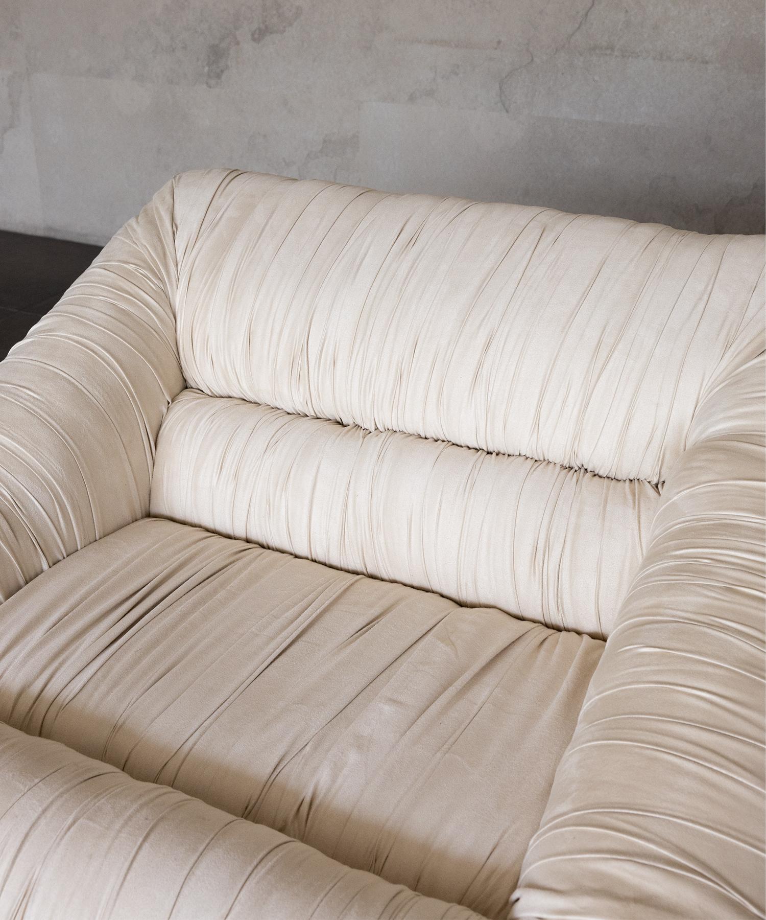 VERVE LOUNGE CHAIR - Faux Sand Suede by SHO MODERN 1