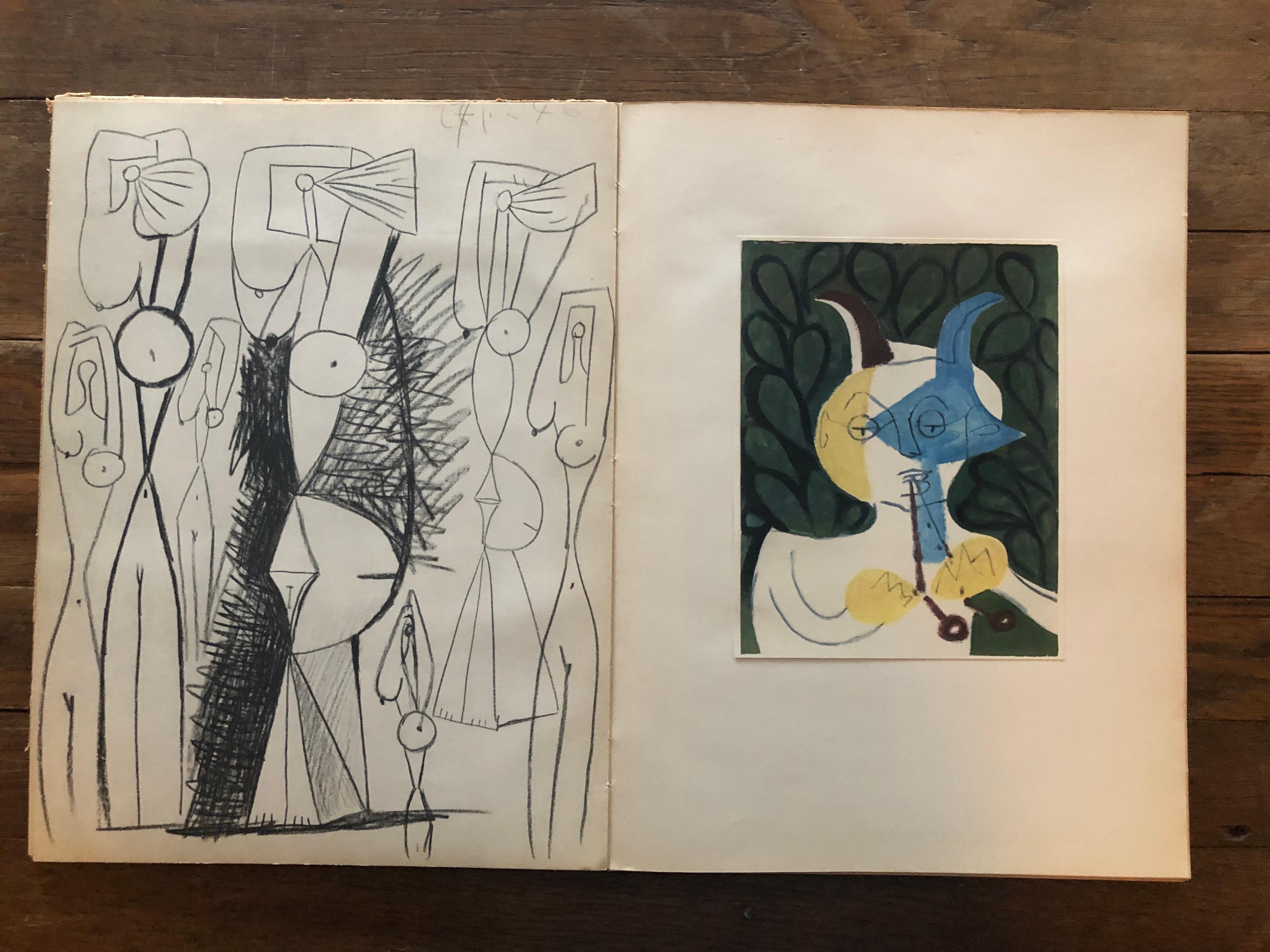Verve Magazine #19 and 20, 1948, Pablo Picasso Issue, Couleur de Picasso In Good Condition For Sale In Holmfirth, GB