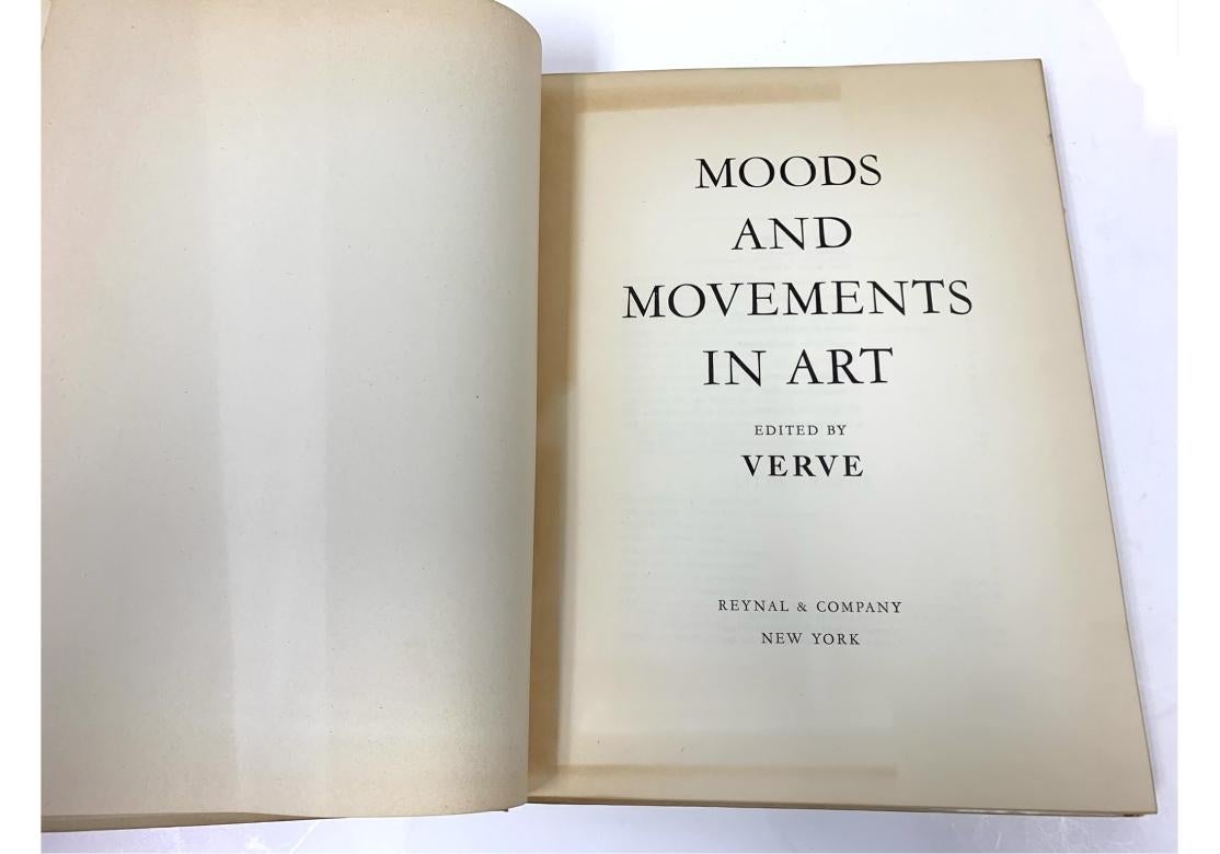 Francese Verve, stati d'animo e movimenti nell'arte, Reynal, 1959 in vendita